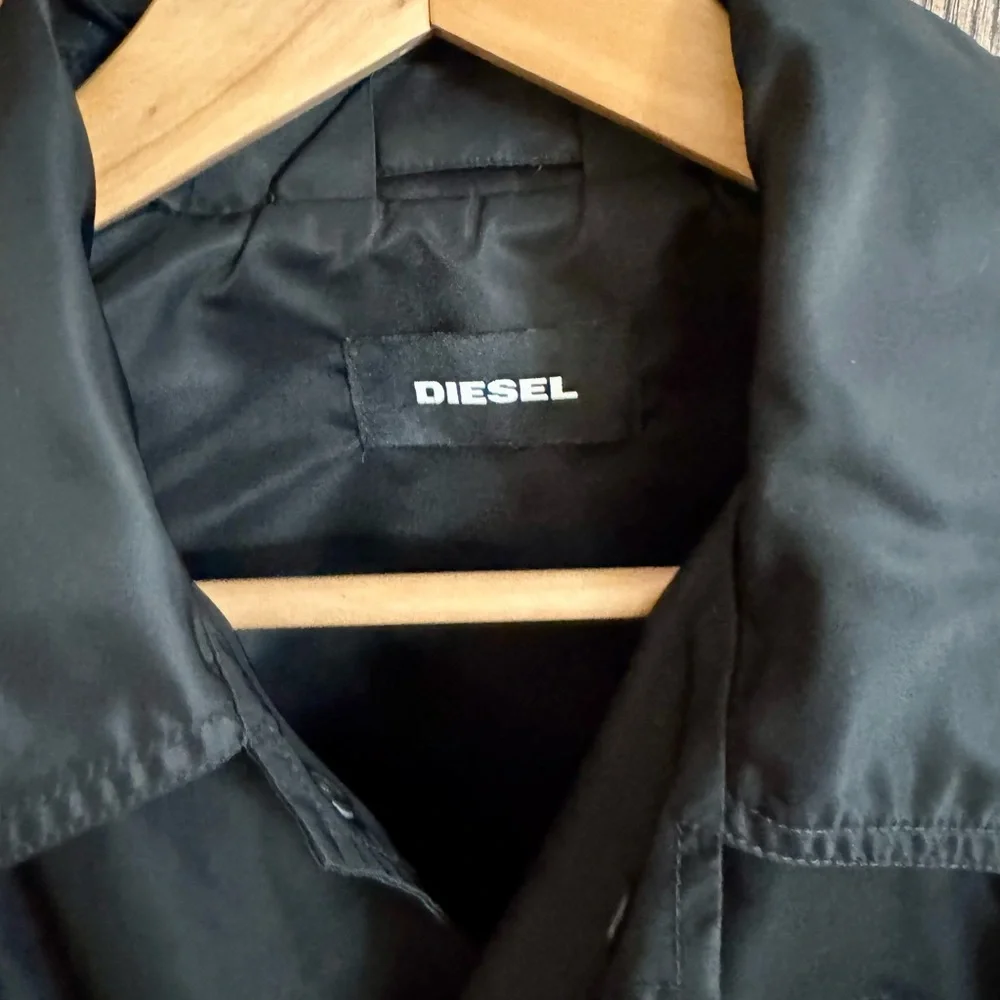 Diesel Men's Jacket Black with Dragon Embroidery size M - Picture 3 of 8